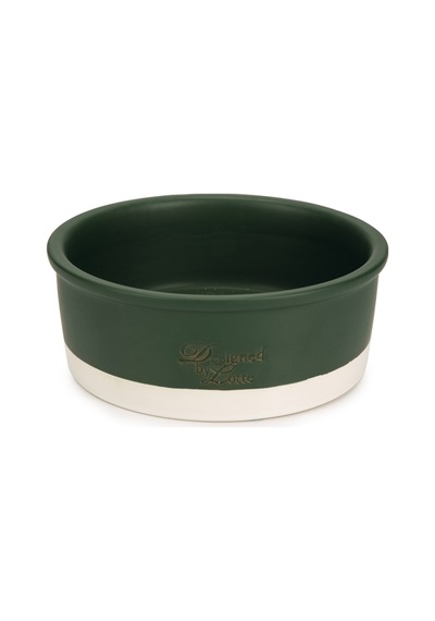 Beeztees Dbl Köpek Mama Su Kabı, Seramik, Mat Yeşil, 20cm, 700ml