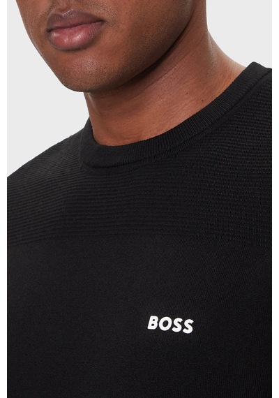 Boss Erkek Kazak 50547507 001 Siyah Siyah