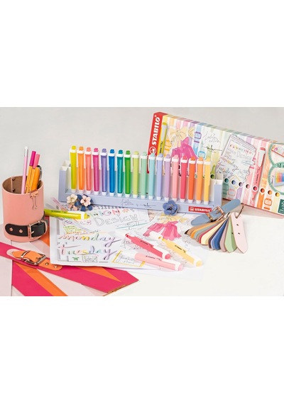 İşaretleme Kalemi - Swing Cool - 8 Neon, 10 Pastel Çok Renkli