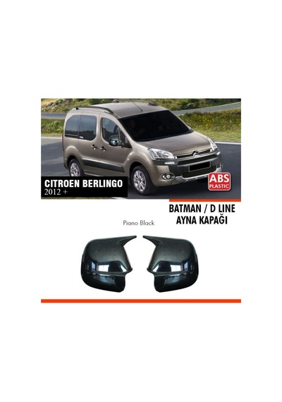 Citroen Berlingo Batman Yarasa Ayna Kapağı 2012-2018 Arası Parlak