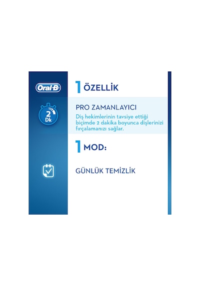 Oral-B D100 Şarj Edilebilir Diş Fırçası Fenerbahçe Taraftar Paketi