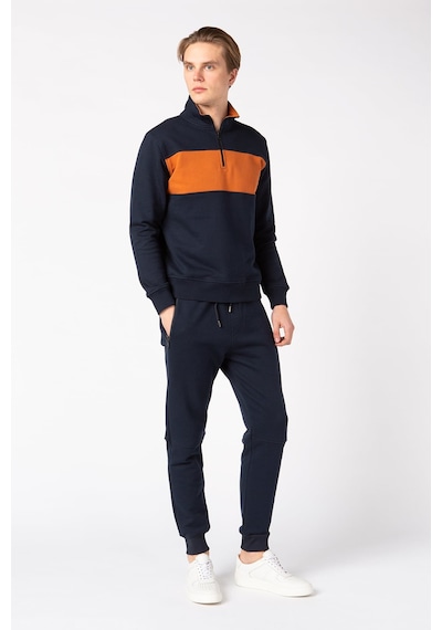 Vigoss Erkek Dik Yaka Sweatshırt 62063-30034 Lacivert
