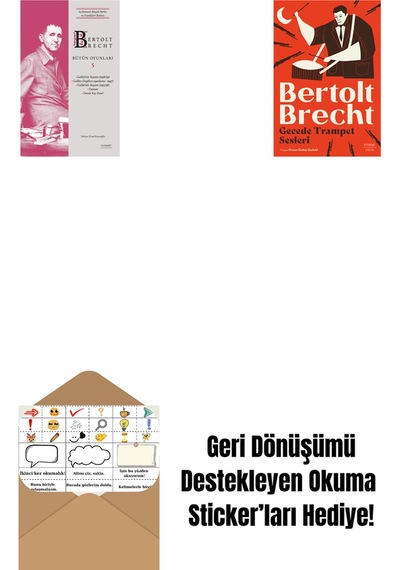 Bertolt Brecht - Bütün Oyunları 5 + Gecede Trampet Sesleri + Okuma Sticker'ları