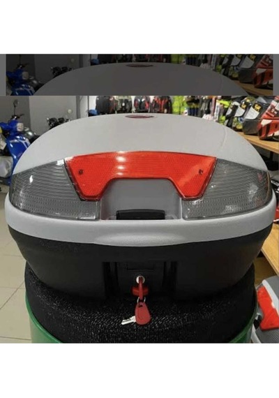 Arwic 46 Cv Motorsiklet Çanta Topcase Gri