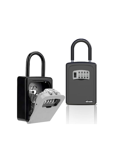 İnsafe Isc802key Şifreli Çelik Kasa Anahtar Kasası Kutusu Gri
