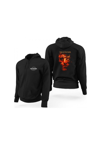 Dream Theather Metropolis Siyah Fermuarlı Limited Edition Kapşonlu Sweatshirt Siyah