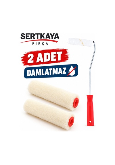 Kadife Rulo Seti 10cm - Yedek Rulo Hediyeli - Moher Rulo Seti- Badana Boya - 926915308
