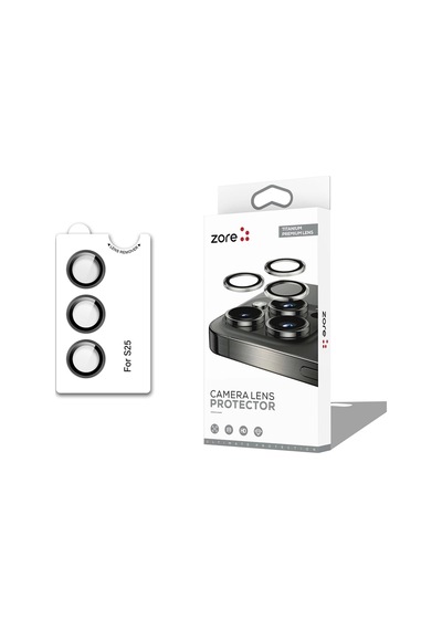 Galaxy Uyumlu  S25 Zore Cl-12 Premium Safir Parmak İzi Bırakmayan Anti-reflective Kamera Lens Koruyucu