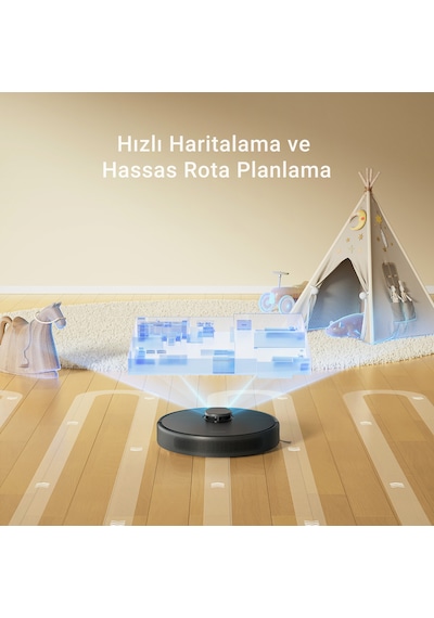 Dreame D9 Max Gen 2 Robot Süpürge Siyah