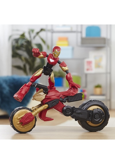 Avengers Bend & Flex Iron Man ve Motosikleti