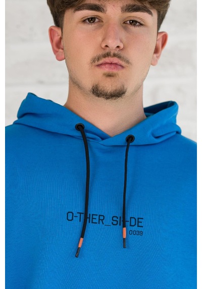 Kapüşonlu Baskılı Regular Fit 2 İplik Erkek Sweatshirt 001