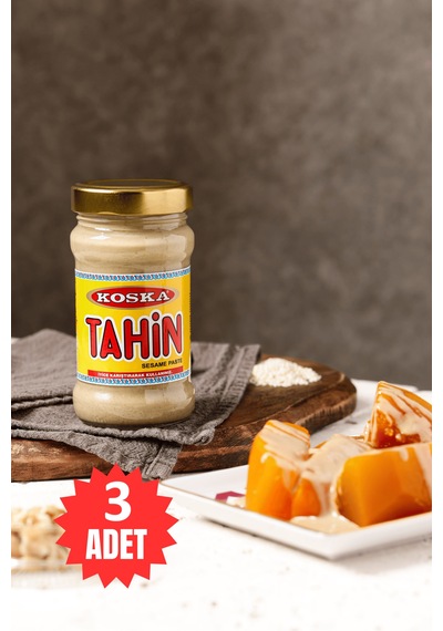 Koska Kavanoz Tahin 300 Gr Cam Şişex 3 Adet