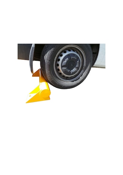 Teker Yaslama Bariyeri Demir Otopark Bariyer Park Demiri Otopark Stoperi 60 Cm Ø76mm 2mm