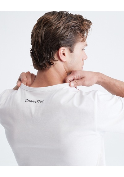 Calvin Klein Calvın Kleın Erkek T-shırt Nm2399e-100 Nm2399e-100 Beyaz