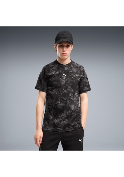Puma Sport Camo Erkek Siyah Tişört 694336-01
