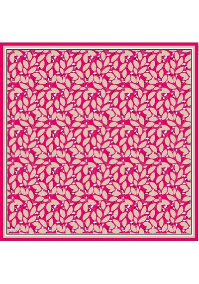 Armine Soft Pembe Desenli Eşarp 6089-09
