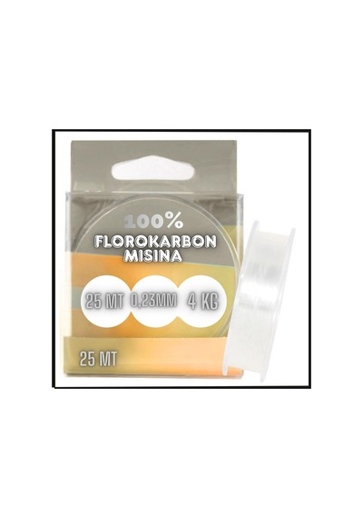Uyguna-yakala 25 Mt - 0,23mm -4 Kg Florokarbon Lider Misina - Ina.102