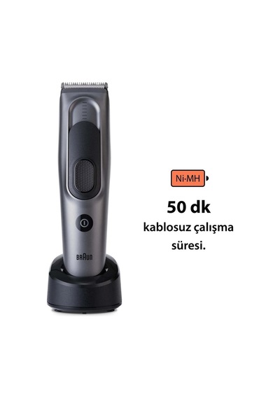 Braun Series 7 Hc7390, Erkekler İçin 17 Uzunluk Ayarına Sahip Saç Kesme Makinesi