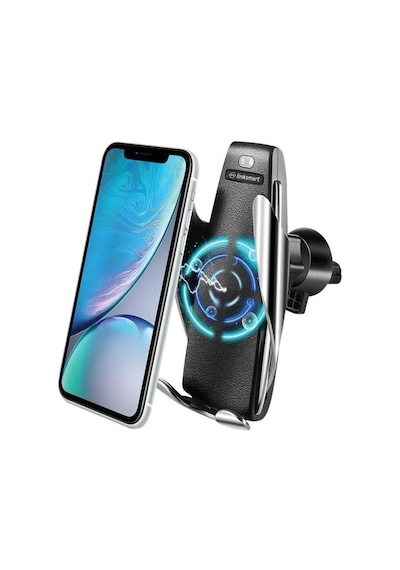 Linksmart Lsm01 Wireless Sensörlü Araç Şarjı + Telefon Tutucu