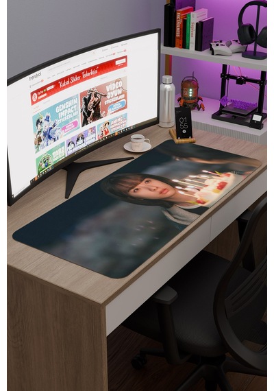 Pyramid Game K Drama Kdrama V2 90x40 Xxl Gaming Kauçuk Kaymaz Taban Mouse Pad Fare Altlığı