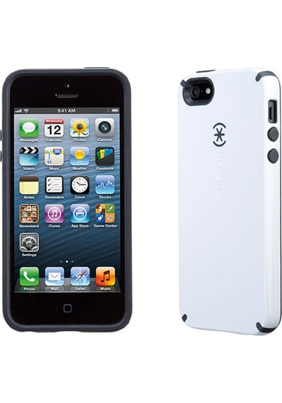 Speck Candyshell Apple Uyumlu iPhone Se/5s/5 İle Sert Kılıf Beyaz -siyah Spk-a2688 Siyah