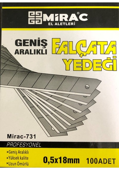 Geniş Maket Bıçağı Yedeği - 10 Adet