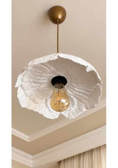Lioraa Lighting Flos Neria 28 Cm Sarkıt Avize Kırık Beyaz