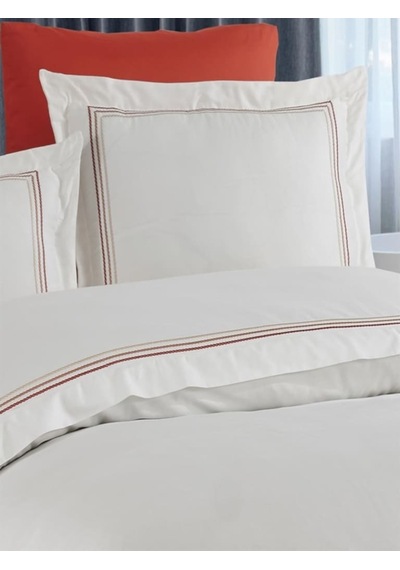 Nazik Home Trend Kiremit Nevresim Takımı Çk Kiremit