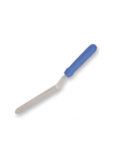 Eğik Spatula 20cm Çelik Mavi Diğer
