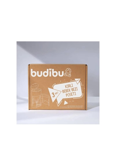 Budibu Korbell 16l Uyumlu Kirli Bebek Bezi Çöp Poşeti / Yerli Üretim / 3 Paket / 1500 Adet Bez Kapasiteli / Lavanta Diğer