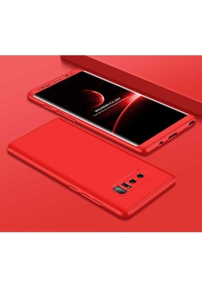 Galaxy Note 8 Kılıf Zore Ays Kapak Kırmızı