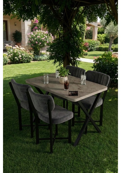 Mutfak Masası 110x70 Cm Modern Ahşap Görünümlü Yemek Masası Ofis Bahçe Balkon Cafe Masa 9831 Travert Siyah Mutfak Masası 110x70 Cm Modern Ahşap Görünümlü Yemek Masası Ofis Bahçe Balkon Cafe Masa 9831 Travert Siyah