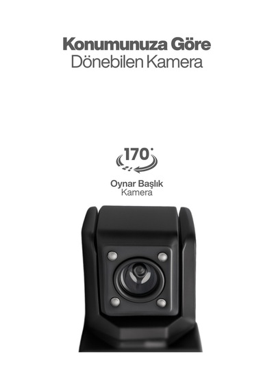 1080p Ön Arka Ve Araç İçi Kayıt Kamerası 3 Kamera Lens Hareket Algılama Park Yardım 3.16inç Ekran