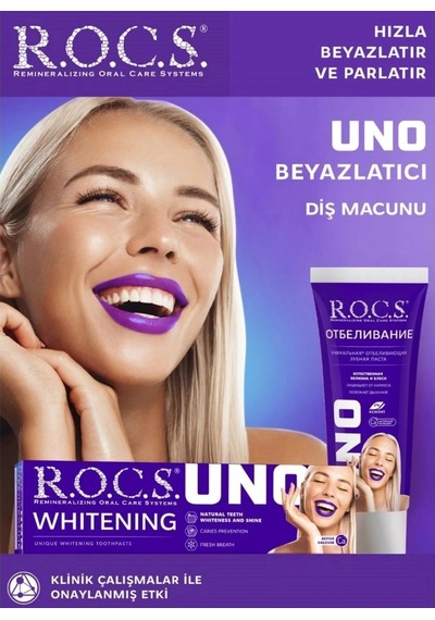 R.o.c.s Anne & Çocuk Diş Bakım Seti Uno Beyazlatıcı & Balon Sakızı 4-7 Yaş