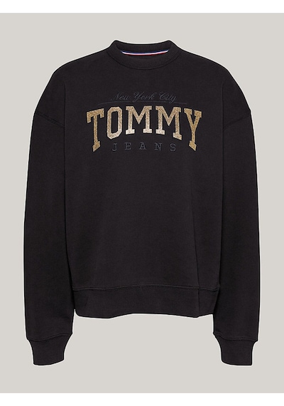 Tommy Hilfiger Tjw Nw Bxy Glıtter Varsıty Crew