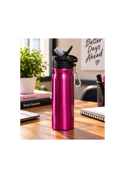-12 500 Ml Çelik Matara Şah-2850 Pembe