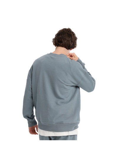 Sportive Ault Oversize Erkek Gri Günlük Stil Sweatshirt 25ke1009-grı 1776151 Gri