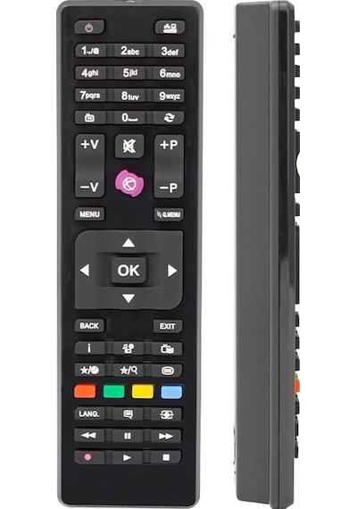 Vestel Uyumlu-SEG-REGAL KARE GÖBEK MİNİ LCD-LED TV KUMANDA
