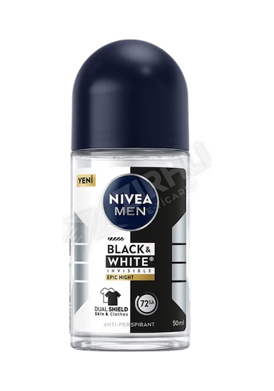 2 Adet Nivea B&w Invisible Epic Night Erkek Roll-on 50 Ml