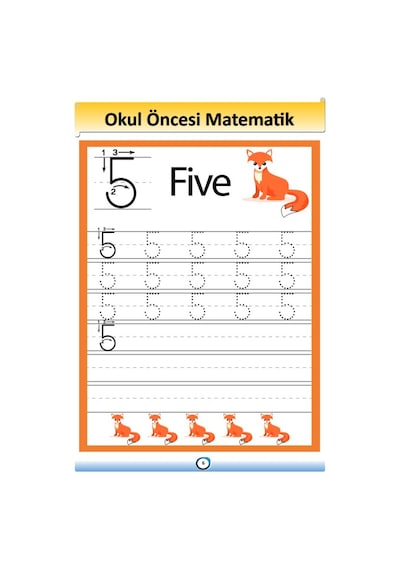 Yaz Sil Okul Öncesi Haydi Matematik Öğrenelim Kitabı