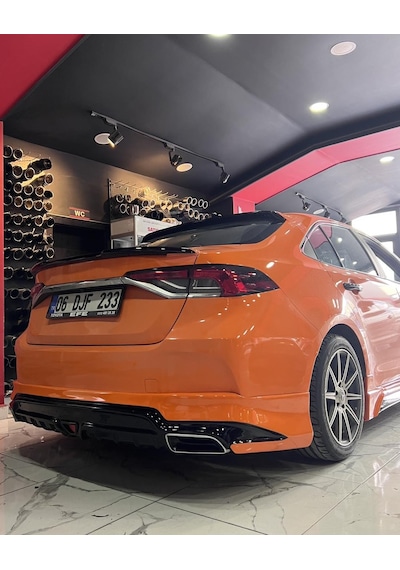 Corolla Uyumlu 2019... Arka Tampon Eki-----fibersan Tuning