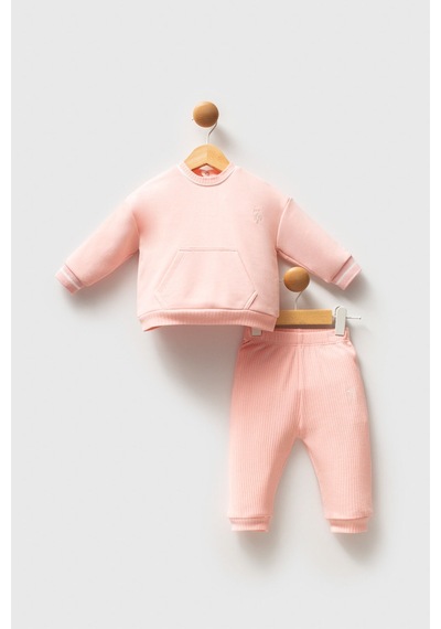 U.S. Polo Assn. Kız Bebek Pembe Takım Usb2738-c-v2 Pembe