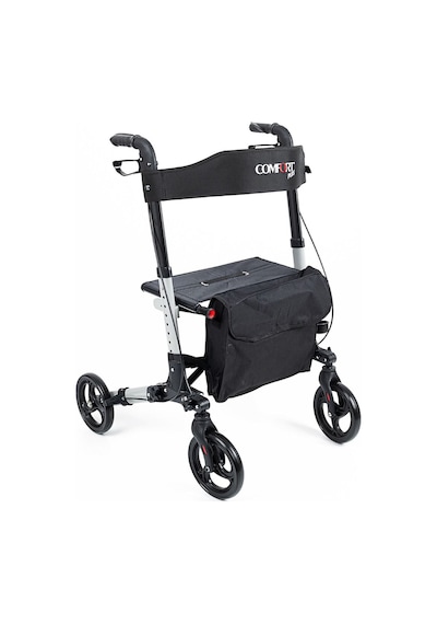 Comfort 9102 Lüx Rollatör Tekerlekli Walker Yürüteç Oturaklı Frenli Hasta Yürüteci