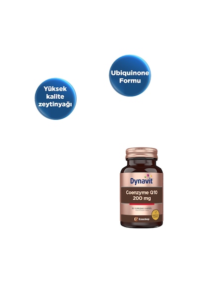 Dynavit Coenzyme Q-10 200 MG 30 Yumuşak Kapsül