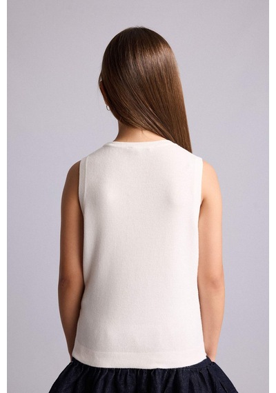 Defacto Halter Yaka Ecru Atlet Kız Çocuk H0709a826smer105 Ekru-er105