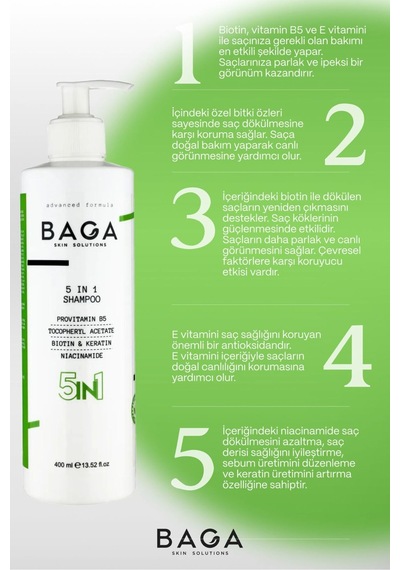 5 In 1 Arada Şampuan