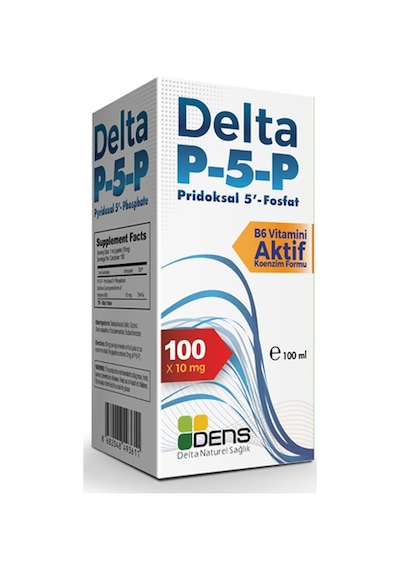 Dens P-5-P Pridokdsal 5 Fosfat Vitamin B6 Şurup 100 ML Dens P-5-P Pridokdsal 5 Fosfat Vitamin B6 Şurup 100 ML