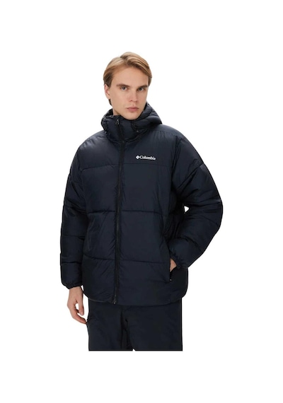 Columbia Puffect Hooded Siyah Erkek Mont Siyah