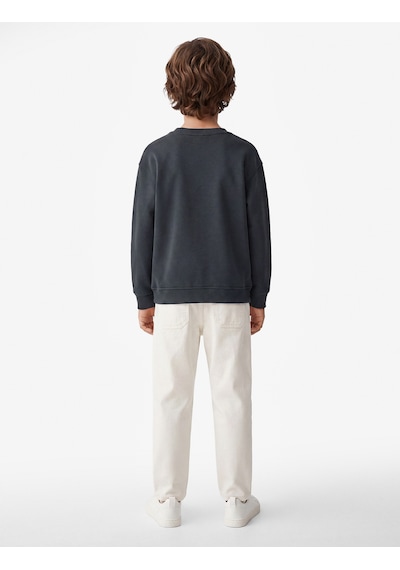 Koton Uzun Kollu Bisiklet Yaka Baskılı Şardonlu Pamuklu Sweatshirt Antrasit 7wkb10405tk Koton Uzun Kollu Bisiklet Yaka Baskılı Şardonlu Pamuklu Sweatshirt Antrasit 7wkb10405tk