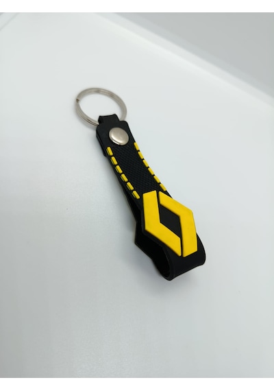 Anahtarlık Silikon Renault Sarı